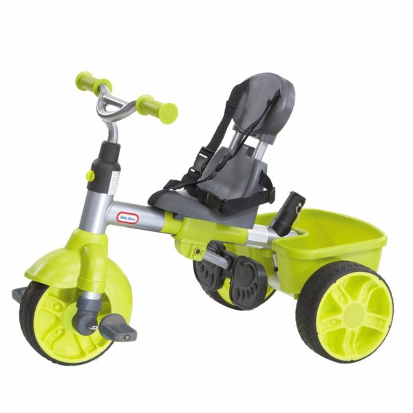 Trikes | 4-In-1 Deluxe Trike With Dash – Neon Green Ride-Ons Little Tikes