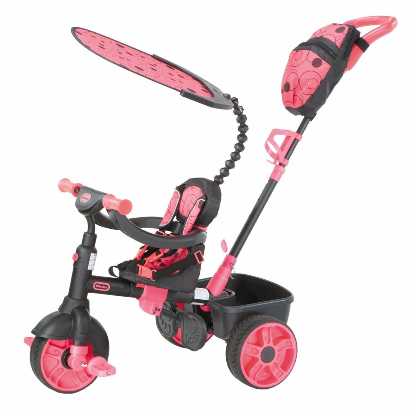 Trikes | 4-In-1 Trike Deluxe Edition – Neon Pink