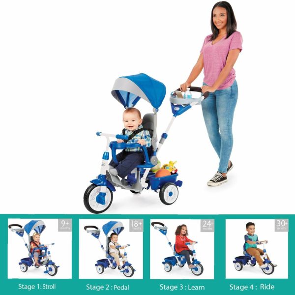 Trikes | Perfect Fit™ 4-In-1 Trike – Blue Ride-Ons Little Tikes