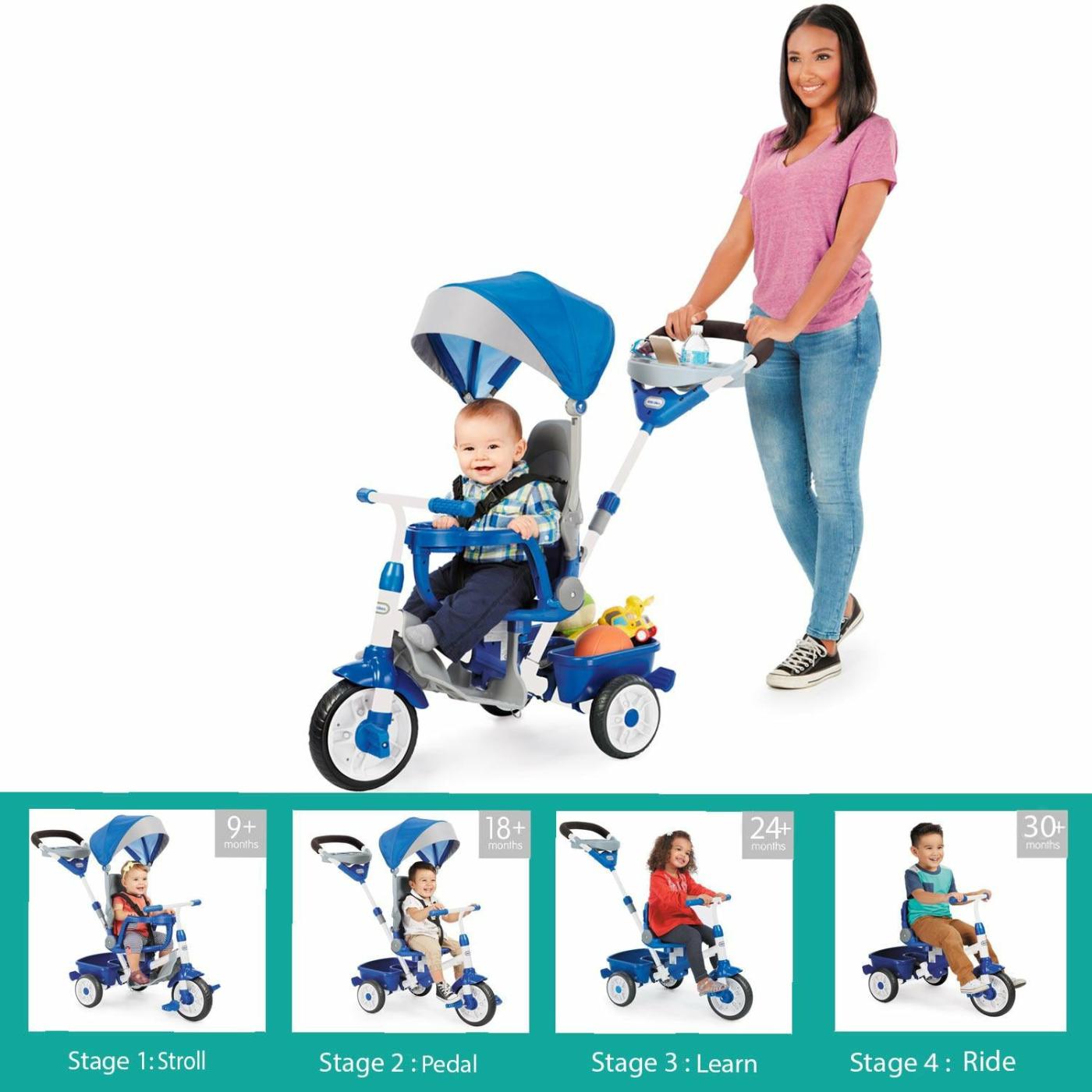 Trikes | Perfect Fit™ 4-In-1 Trike – Blue