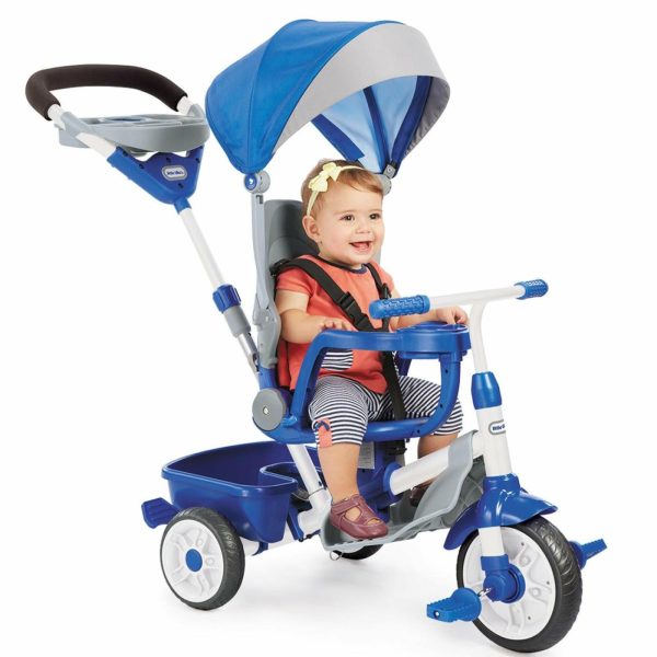 Trikes | Perfect Fit™ 4-In-1 Trike – Blue Ride-Ons Little Tikes