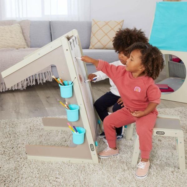 Kids Desks | 2-In-1 Easel And Table Furniture Kids Desks