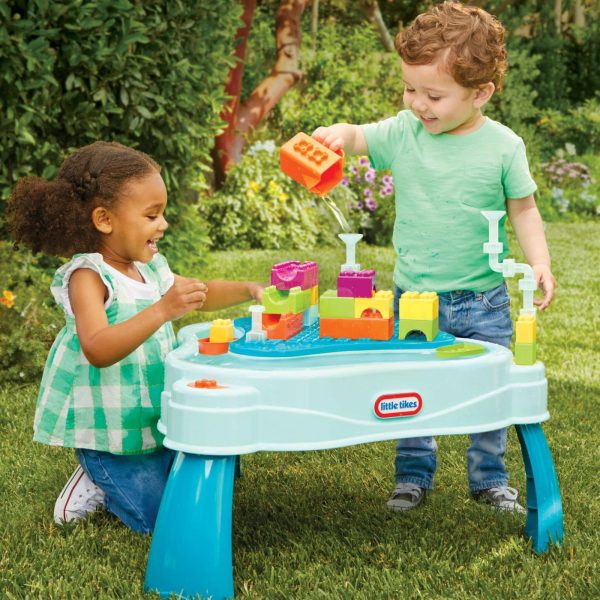 Sand And Water Play | Build & Splash™ Water Table With 25+ Accessories Active Play Little Tikes