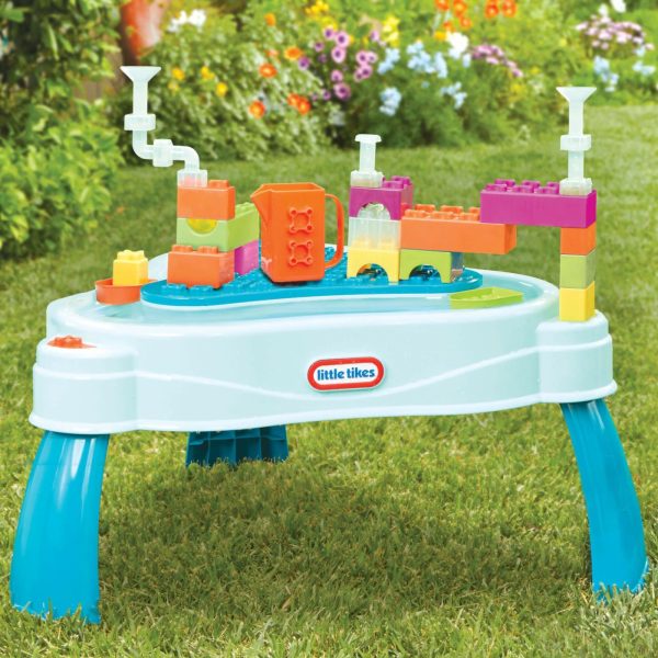 Sand And Water Play | Build & Splash™ Water Table With 25+ Accessories Active Play Little Tikes