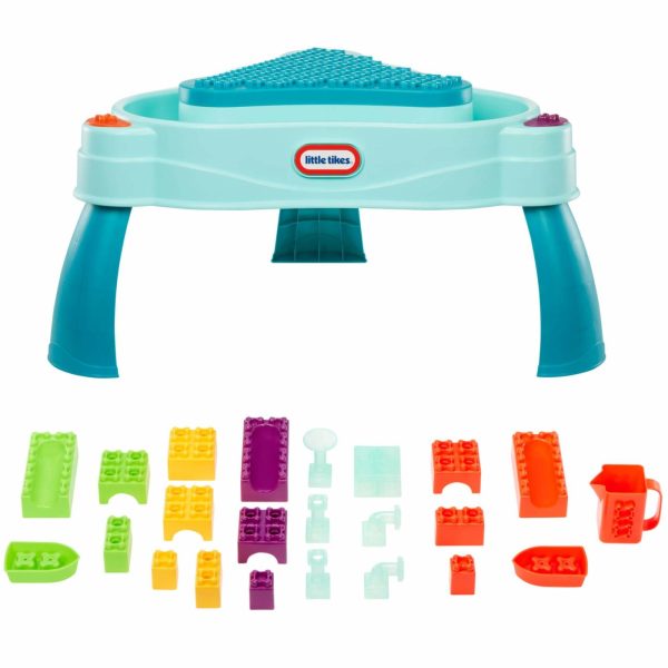 Sand And Water Play | Build & Splash™ Water Table With 25+ Accessories Active Play Little Tikes